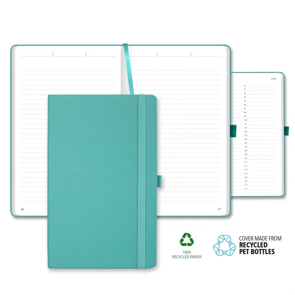 Oceano ECO rPET Medio Lined Recycled White Page Journal - Oceano ECO rPET Medio Lined Recycled White Page Journal - Image 10 of 10