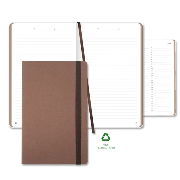 Carapace Medio Lined Recycled White Page Journal - Carapace Medio Lined Recycled White Page Journal - Image 8 of 10