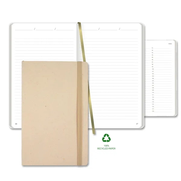 Carapace Medio Lined Recycled White Page Journal - Carapace Medio Lined Recycled White Page Journal - Image 10 of 10