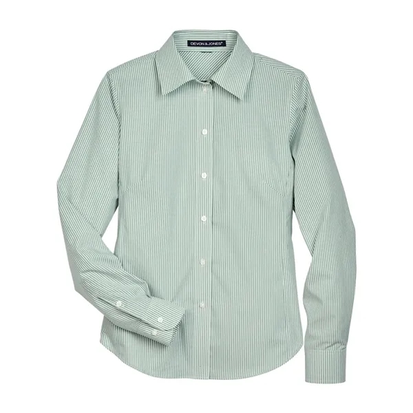 Devon & Jones Women's Crown Collection® Banker Stripe Wov... - Devon & Jones Women's Crown Collection® Banker Stripe Wov... - Image 1 of 6