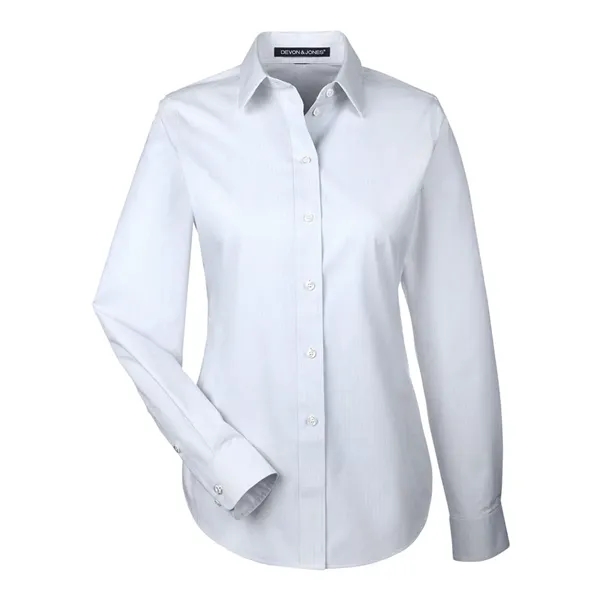 Devon & Jones Women's Crown Collection® Striped Woven Dre... - Devon & Jones Women's Crown Collection® Striped Woven Dre... - Image 4 of 4