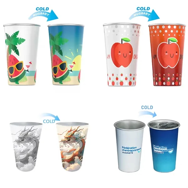 Custom Cold-Gradual Changing Aluminum Cup - Custom Cold-Gradual Changing Aluminum Cup - Image 2 of 5
