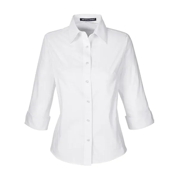 Devon & Jones Women's Perfect Fit™ Three-Quarter Sleeve S... - Devon & Jones Women's Perfect Fit™ Three-Quarter Sleeve S... - Image 11 of 12