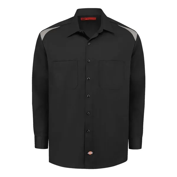 Dickies Men's Tall Long Sleeve Performance Team Shirt - Dickies Men's Tall Long Sleeve Performance Team Shirt - Image 3 of 10