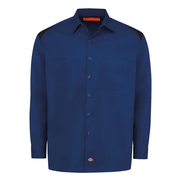 Dickies Men's Tall Long Sleeve Performance Team Shirt - Dickies Men's Tall Long Sleeve Performance Team Shirt - Image 5 of 10