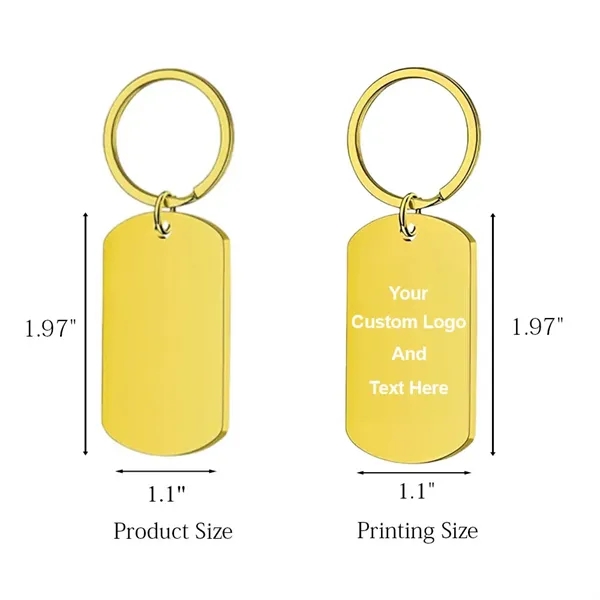 Photo Keychain With Text Unique Engraved - Photo Keychain With Text Unique Engraved - Image 3 of 10