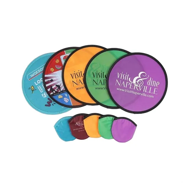 10" Fold Up Flying Disc with Pouch - 10" Fold Up Flying Disc with Pouch - Image 4 of 4