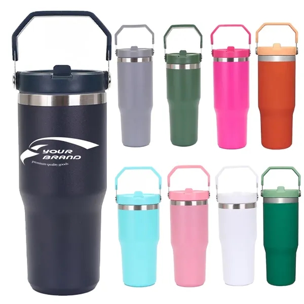 30OZ Insulated Stainless Steel Leak Resistant Water Bottle - 30OZ Insulated Stainless Steel Leak Resistant Water Bottle - Image 0 of 6