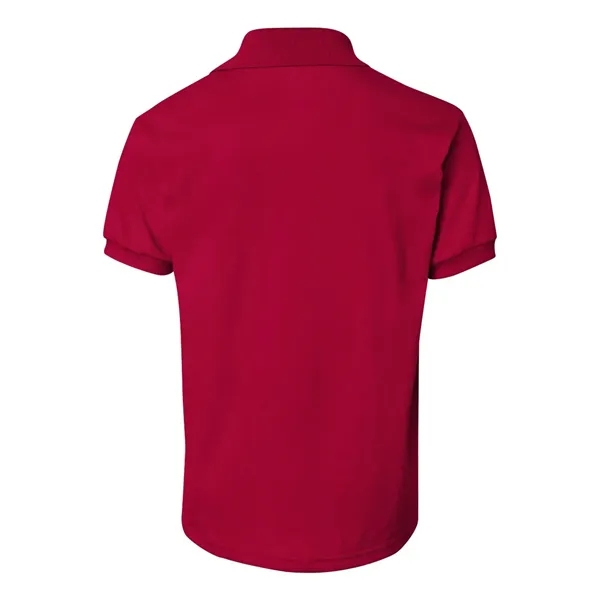 Hanes Youth EcoSmart® Jersey Polo - Hanes Youth EcoSmart® Jersey Polo - Image 12 of 33