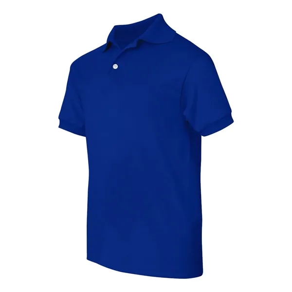Hanes Youth EcoSmart® Jersey Polo - Hanes Youth EcoSmart® Jersey Polo - Image 14 of 33
