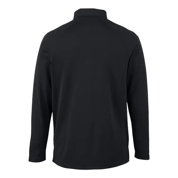 Harriton Men's Charge Snag and Soil Protect Long Sleeve Polo