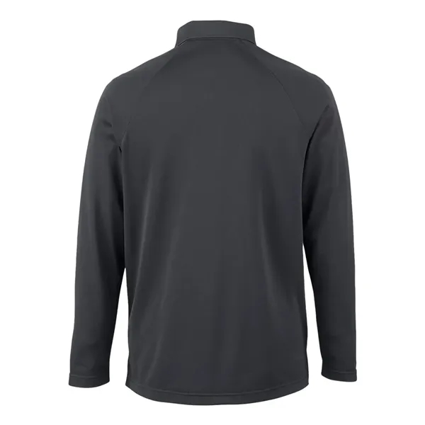 Harriton Men's Charge Snag and Soil Protect Long Sleeve Polo