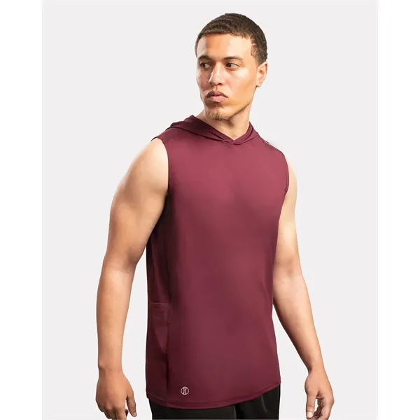 Holloway Unisex CoolCore® Sleeveless Hooded T-Shirt - Holloway Unisex CoolCore® Sleeveless Hooded T-Shirt - Image 0 of 14