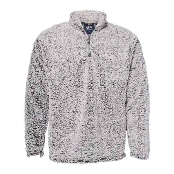 J. America Men's Sherpa Quarter-Zip Pullover - J. America Men's Sherpa Quarter-Zip Pullover - Image 3 of 6