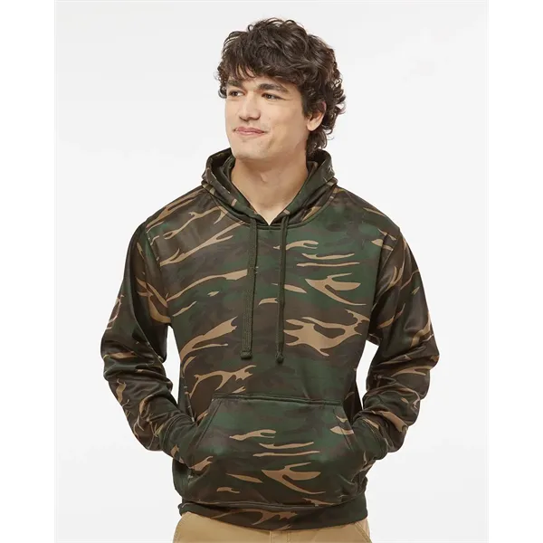 J. America Men's Polyester Tailgate Hooded Sweatshirt - J. America Men's Polyester Tailgate Hooded Sweatshirt - Image 0 of 6
