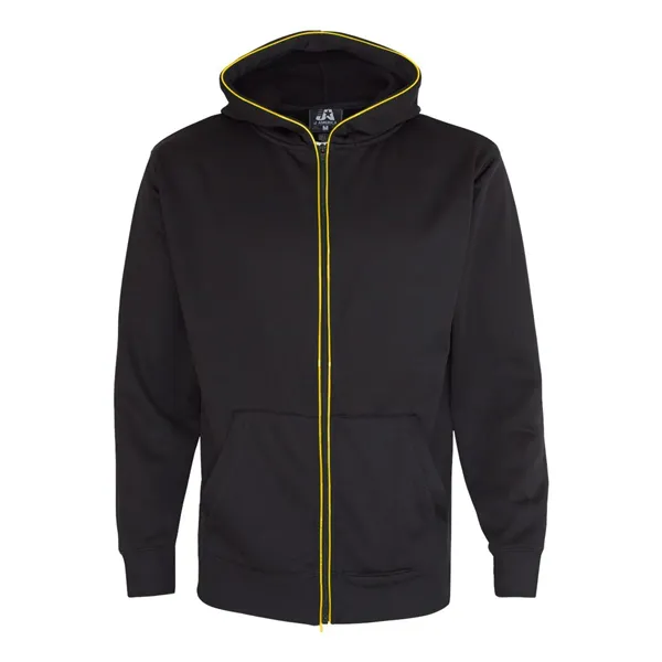 J. America Men's Glow Full-Zip Hooded Sweatshirt - J. America Men's Glow Full-Zip Hooded Sweatshirt - Image 0 of 4