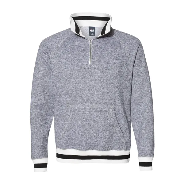 J. America Men's Peppered Fleece Quarter-Zip Sweatshirt - J. America Men's Peppered Fleece Quarter-Zip Sweatshirt - Image 0 of 2