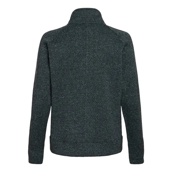 J. America Women's Traverse Full-Zip Sweater - J. America Women's Traverse Full-Zip Sweater - Image 2 of 4
