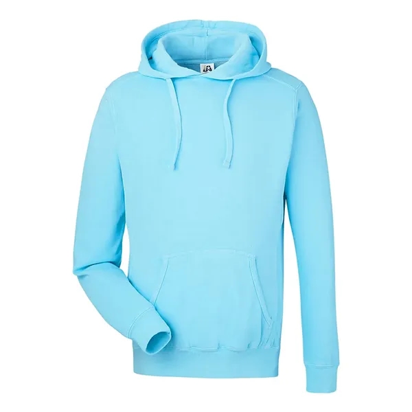 J. America Unisex Pigment-Dyed Fleece Hooded Sweatshirt - J. America Unisex Pigment-Dyed Fleece Hooded Sweatshirt - Image 1 of 12