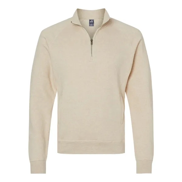 J. America Men's Triblend Quarter-Zip Sweatshirt - J. America Men's Triblend Quarter-Zip Sweatshirt - Image 9 of 18