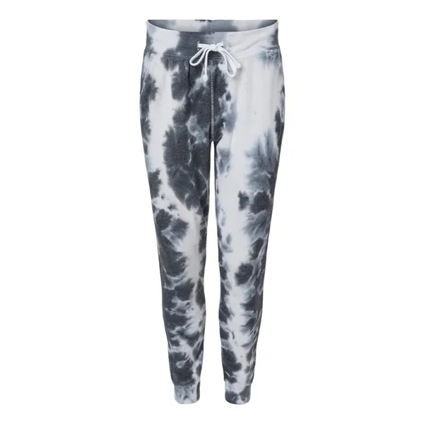 J. America Unisex Tie-Dyed Fleece Joggers - J. America Unisex Tie-Dyed Fleece Joggers - Image 1 of 14