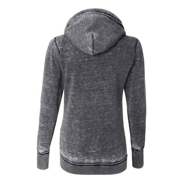 J. America Women's Zen Fleece Full-Zip Hooded Sweatshirt - J. America Women's Zen Fleece Full-Zip Hooded Sweatshirt - Image 4 of 15