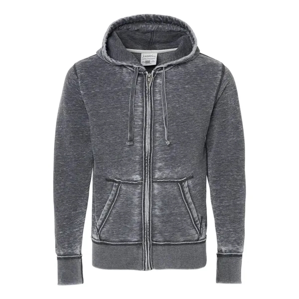 J. America Men's Vintage Zen Fleece Full-Zip Hooded Sweat... - J. America Men's Vintage Zen Fleece Full-Zip Hooded Sweat... - Image 3 of 12