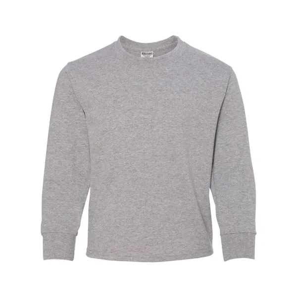 JERZEES Youth Dri-Power® Long Sleeve 50/50 T-Shirt - JERZEES Youth Dri-Power® Long Sleeve 50/50 T-Shirt - Image 1 of 27