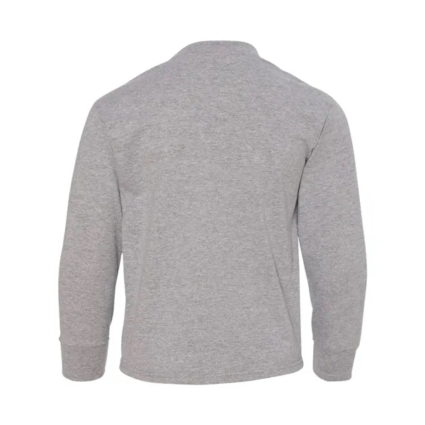 JERZEES Youth Dri-Power® Long Sleeve 50/50 T-Shirt - JERZEES Youth Dri-Power® Long Sleeve 50/50 T-Shirt - Image 3 of 27