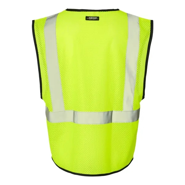Kishigo Unisex Hook-and-Loop Mesh Vest - Kishigo Unisex Hook-and-Loop Mesh Vest - Image 2 of 4