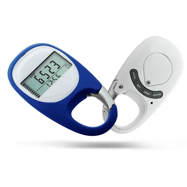 3D Pedometer with Carabiner Clip - 3D Pedometer with Carabiner Clip - Image 5 of 5