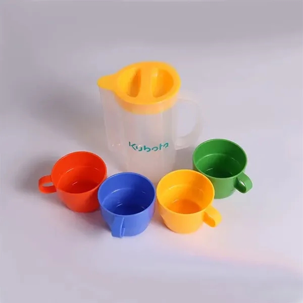 Rainbow Plastic Cup Set - Rainbow Plastic Cup Set - Image 1 of 3