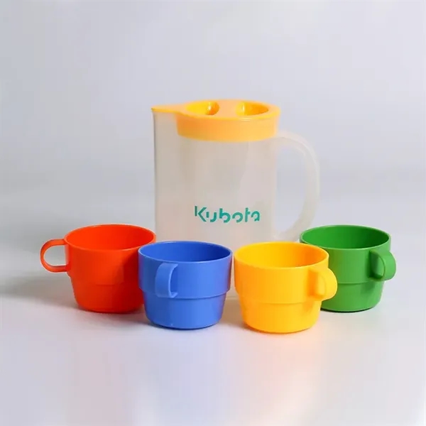 Rainbow Plastic Cup Set - Rainbow Plastic Cup Set - Image 3 of 3