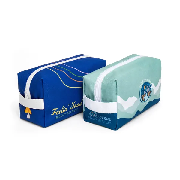 Full Color Recycled Canvas Dopp Kit - Full Color Recycled Canvas Dopp Kit - Image 0 of 5