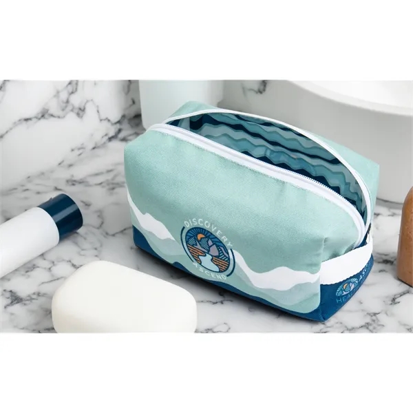 Full Color Recycled Canvas Dopp Kit - Full Color Recycled Canvas Dopp Kit - Image 1 of 5