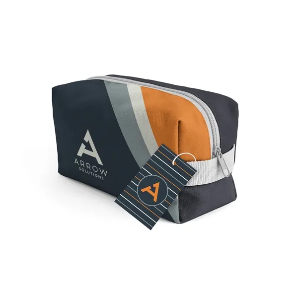 Full Color Recycled Canvas Dopp Kit - Full Color Recycled Canvas Dopp Kit - Image 2 of 5