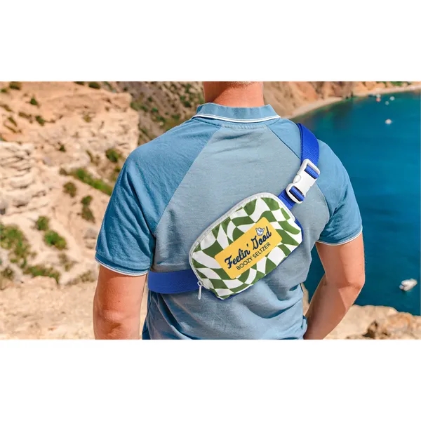 Full Color Recycled Canvas Crossbody - Full Color Recycled Canvas Crossbody - Image 1 of 7