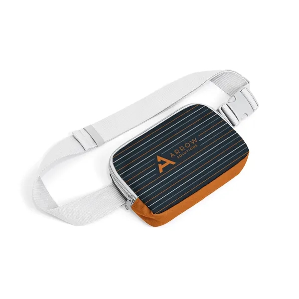 Full Color Recycled Canvas Crossbody - Full Color Recycled Canvas Crossbody - Image 6 of 7