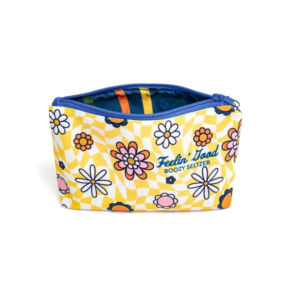 Full Color Recycled Canvas Gusset Pouch - Full Color Recycled Canvas Gusset Pouch - Image 2 of 3