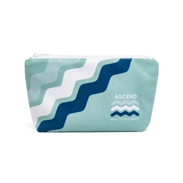 Full Color Recycled Canvas Gusset Pouch - Full Color Recycled Canvas Gusset Pouch - Image 3 of 3