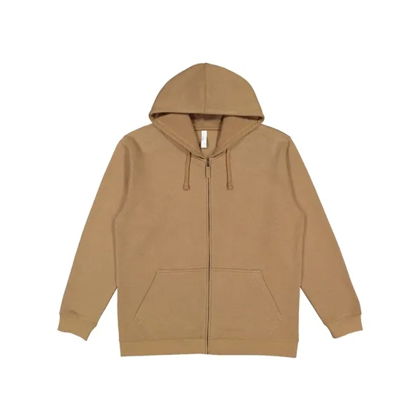 LAT Unisex Full-Zip Fleece Hoodie Sweatshirt - LAT Unisex Full-Zip Fleece Hoodie Sweatshirt - Image 3 of 16