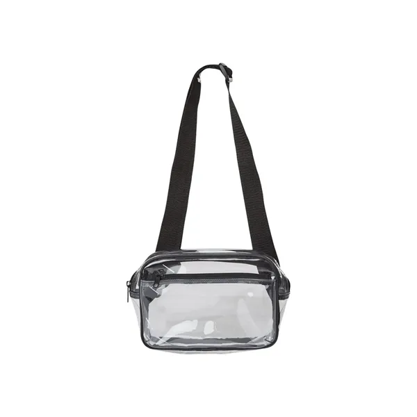 Liberty Bags Clear Stadium 2-Pocket Fanny Pack/Crossbody Bag - Liberty Bags Clear Stadium 2-Pocket Fanny Pack/Crossbody Bag - Image 0 of 2