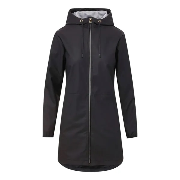 MV Sport Women's Vintage Hooded Rain Jacket - MV Sport Women's Vintage Hooded Rain Jacket - Image 1 of 6