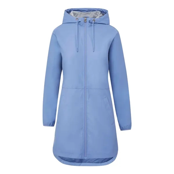 MV Sport Women's Vintage Hooded Rain Jacket - MV Sport Women's Vintage Hooded Rain Jacket - Image 3 of 6