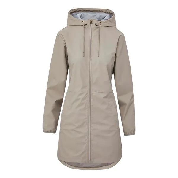 MV Sport Women's Vintage Hooded Rain Jacket - MV Sport Women's Vintage Hooded Rain Jacket - Image 5 of 6