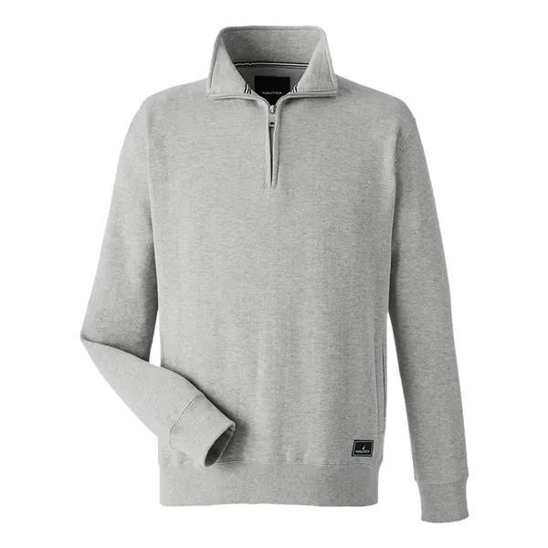 Nautica Men's Anchor Fleece Quarter-Zip Pullover