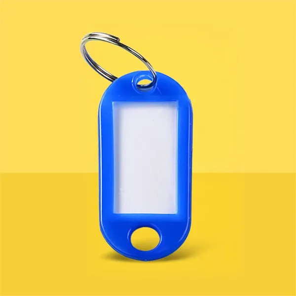 Plastic Key Tags With Label Window - Plastic Key Tags With Label Window - Image 0 of 21