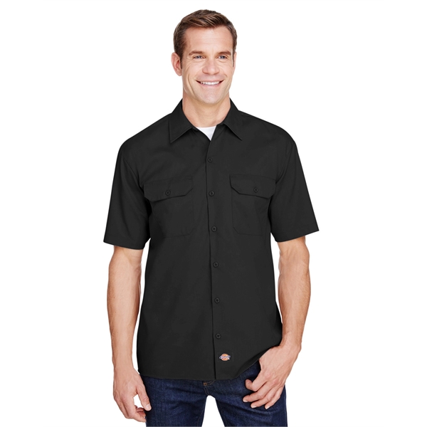 Dickies Men's FLEX Short-Sleeve Twill Work Shirt - Dickies Men's FLEX Short-Sleeve Twill Work Shirt - Image 6 of 23