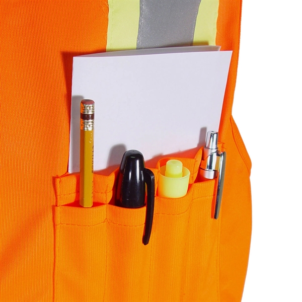 CLASS 2 SAFETY VEST WITH EXTRA POCKETS - CLASS 2 SAFETY VEST WITH EXTRA POCKETS - Image 7 of 7