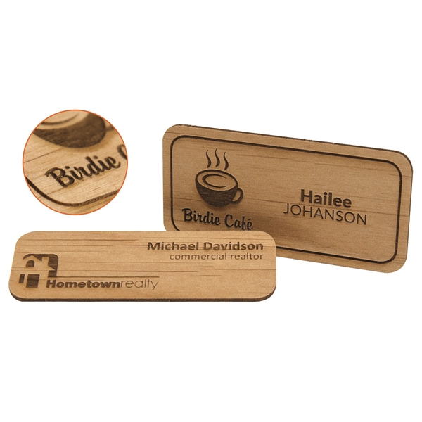 Engraved Wood Badges - Engraved Wood Badges - Image 0 of 0